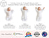 Transitional Swaddle Sack Kapalopussi, peachy pink watercolor floral
